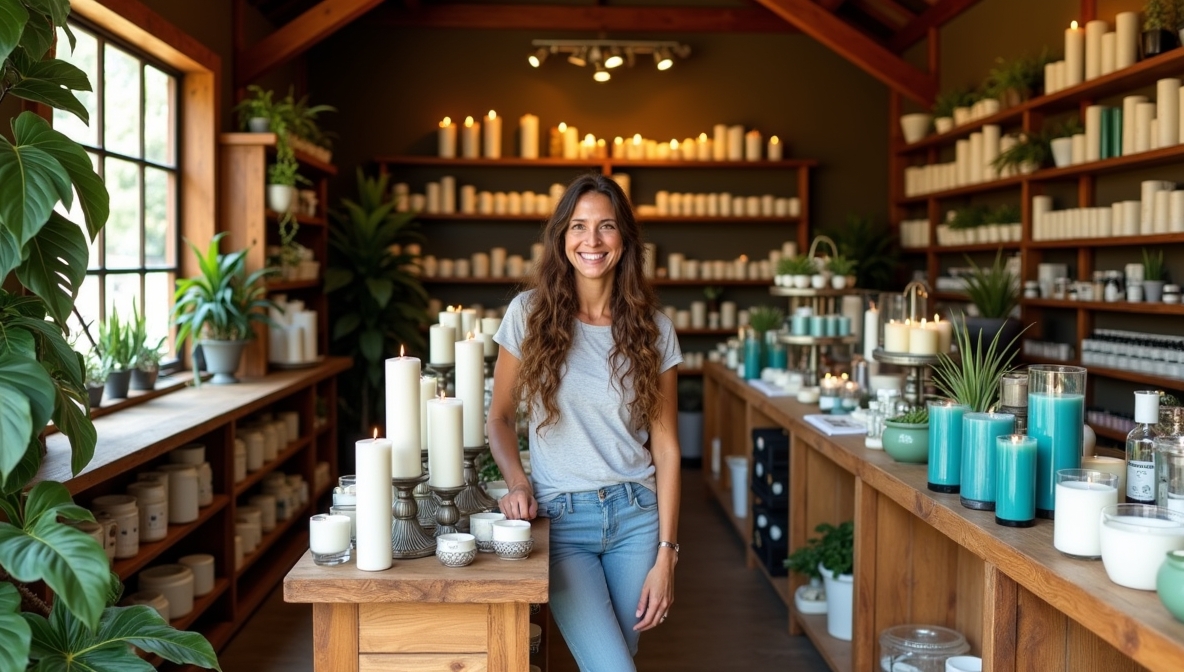 Custom candle creation process